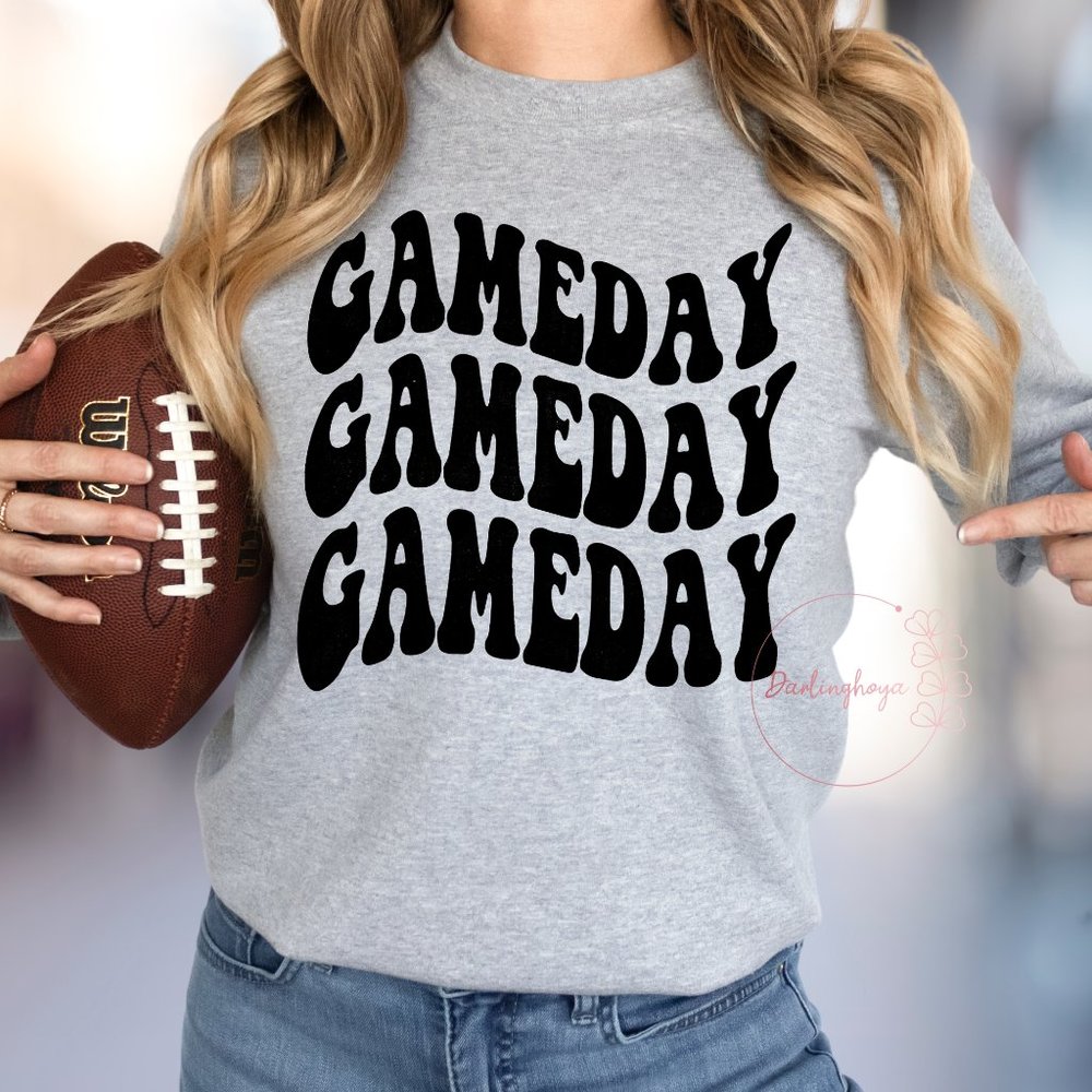 Game Day Graphic Crew Neck Sweatshirt